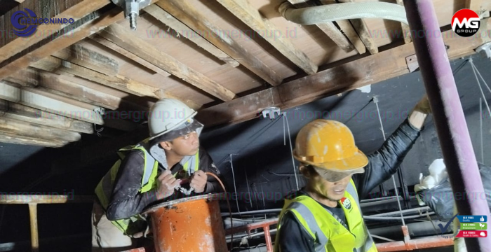 Grouting Beton mall