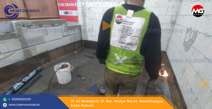 Jasa Waterproofing Membrane Bakar