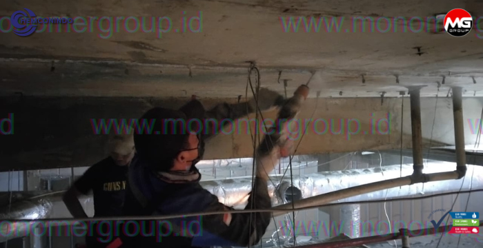 Perbaikan Beton Bocor mall