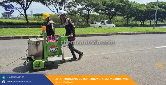 Jasa Pekerjaan Cat Marka