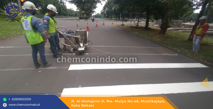 Jasa Cat Marka Garis Kejut